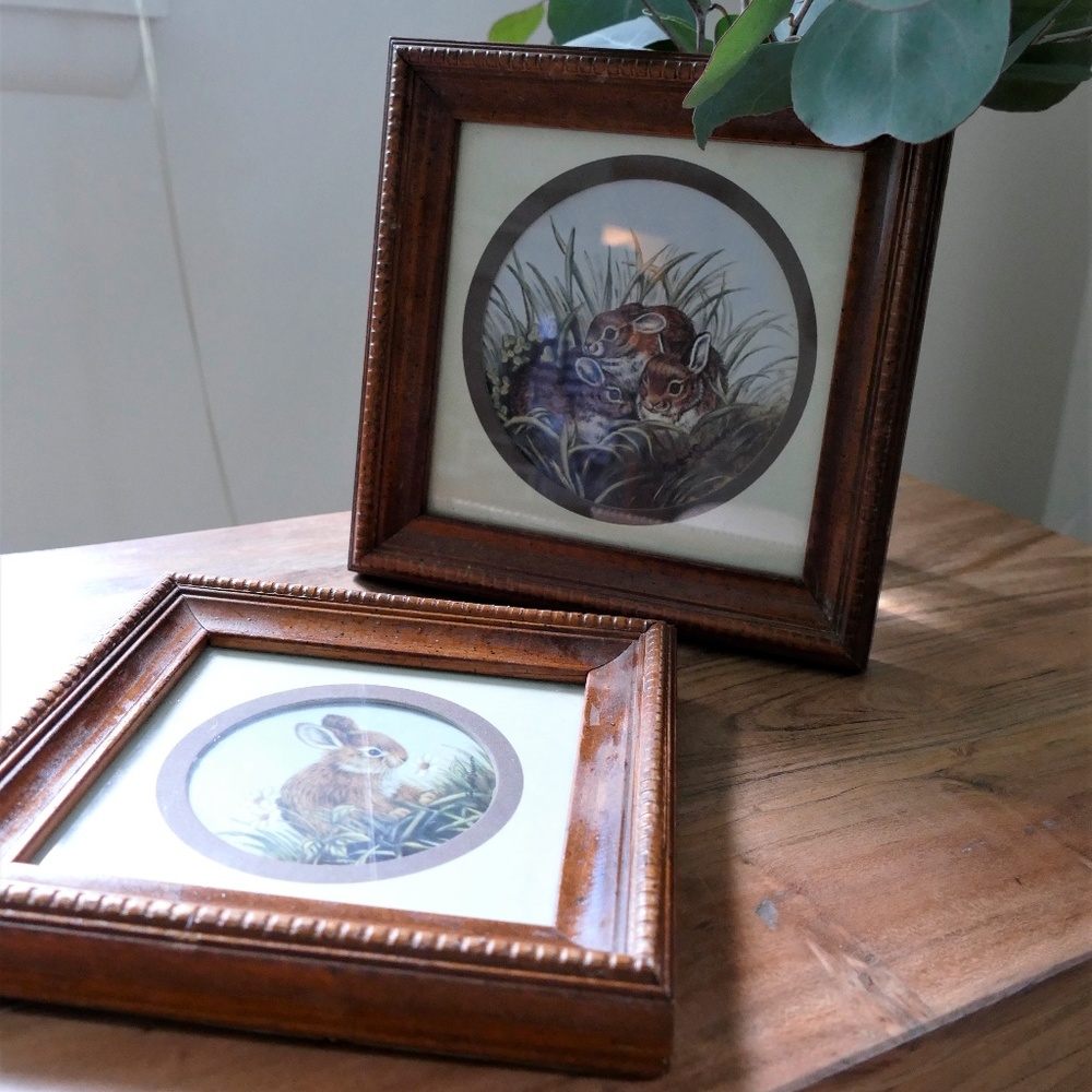Sweet bunny artwork- Set of 2